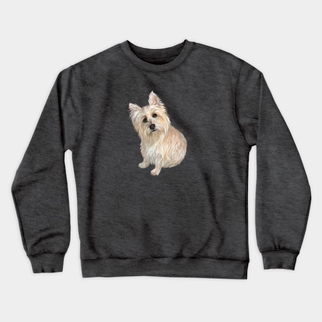 Wheaten Colored Cairn Terrier - Just the Dog Crewneck Sweatshirt by Dogs Galore and More